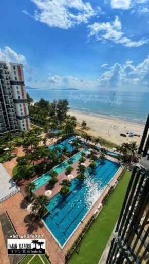 Sea View & Pool View & WiFi & Netflix at Iman Kazoku TimurBay Ville Studio 2BDR